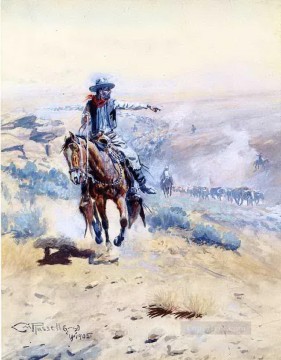  indianer - Hinweis auf die Spur 1905 Charles Marion Russell Indianer